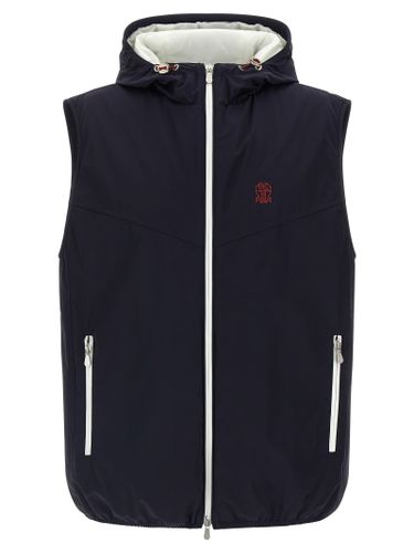 Polyamide Sleeveless Men's Jacket - Brunello Cucinelli - Modalova
