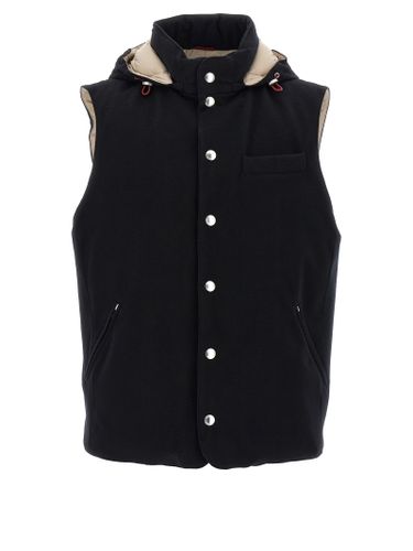 Wool Sleeveless Men's Jacket - Brunello Cucinelli - Modalova