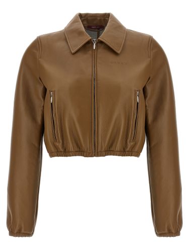 Lamb Leather Leather Women's Jacket - Gucci - Modalova