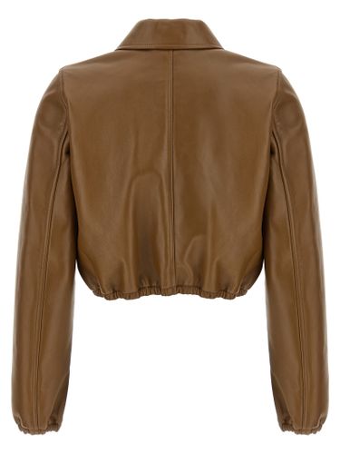 Lamb Leather Leather Women's Jacket - Gucci - Modalova