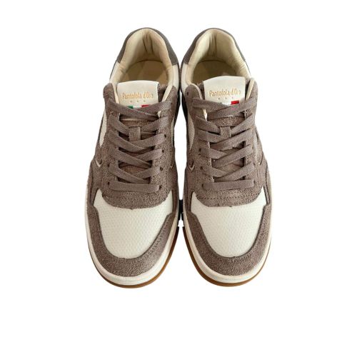 Grey Leather Men Men's Sneaker - Pantofola D'Oro - Modalova