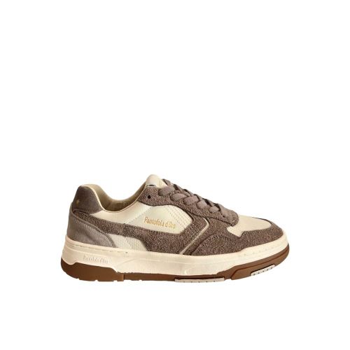 Grey Leather Men Men's Sneaker - Pantofola D'Oro - Modalova