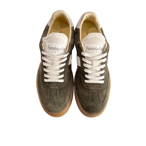 Green Suede Men Men's Sneaker - Pantofola D'Oro - Modalova