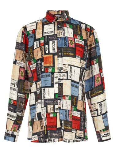 Silk Men's Blouse - Moschino - Modalova