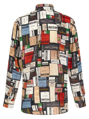 Silk Men's Blouse - Moschino - Modalova