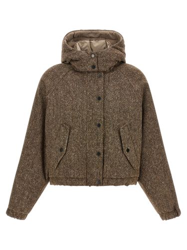 Virgin Wool Full-Length Women's Jacket - Brunello Cucinelli - Modalova