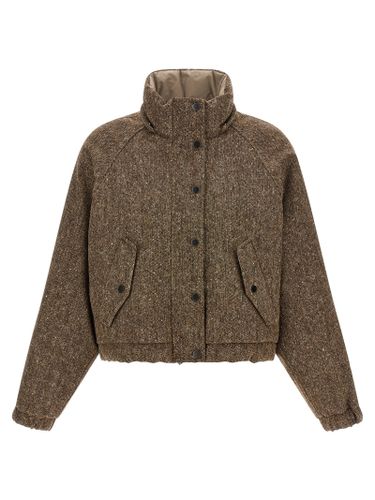 Virgin Wool Full-Length Women's Jacket - Brunello Cucinelli - Modalova