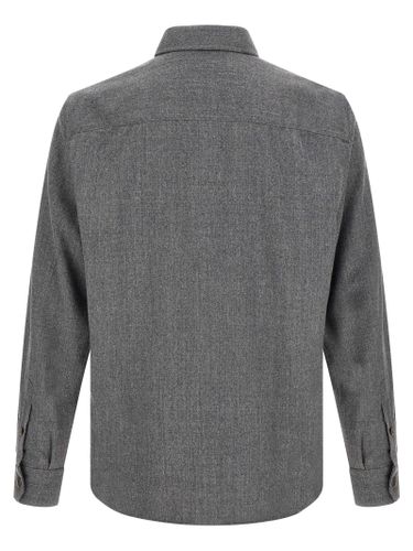 Virgin Wool Men's Blouse - Brunello Cucinelli - Modalova