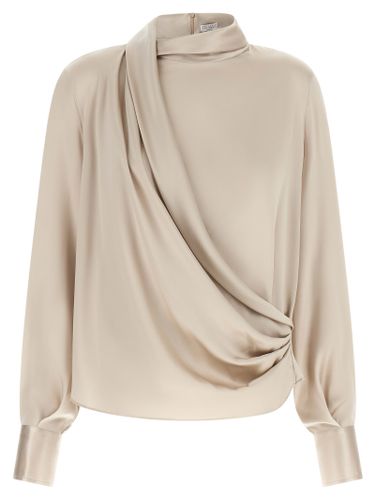 Silk Women's Blouse - Brunello Cucinelli - Modalova