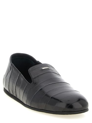 Leather Slip-On Men's Loafers - Giuseppe Zanotti - Modalova