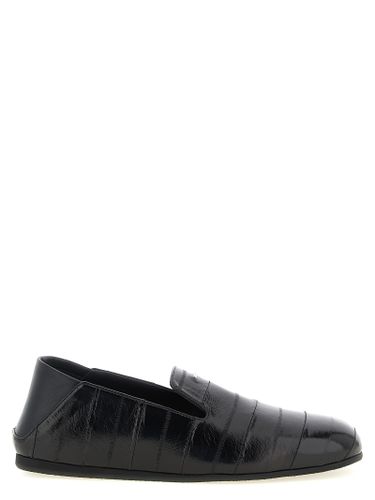 Leather Slip-On Men's Loafers - Giuseppe Zanotti - Modalova