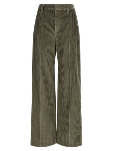 Cotton Flared Women's Pants - Brunello Cucinelli - Modalova
