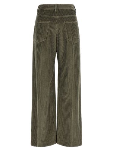 Cotton Flared Women's Pants - Brunello Cucinelli - Modalova