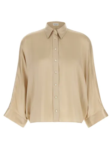 Silk Women's Blouse - Brunello Cucinelli - Modalova