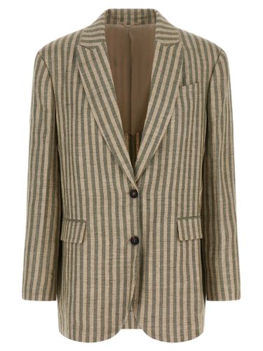 Linen Women's Blazer - Brunello Cucinelli - Modalova