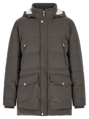Polyamide Men's Parka - Brunello Cucinelli - Modalova