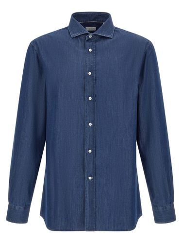 Cotton Men's Blouse - Brunello Cucinelli - Modalova