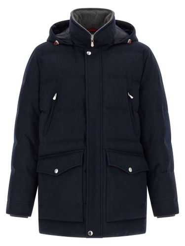 Wool Men's Parka - Brunello Cucinelli - Modalova