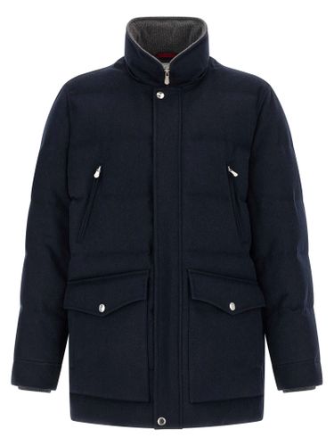 Wool Men's Parka - Brunello Cucinelli - Modalova