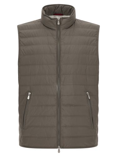 Polyester Sleeveless Men's Jacket - Brunello Cucinelli - Modalova