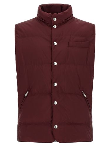 Polyester Sleeveless Men's Jacket - Brunello Cucinelli - Modalova