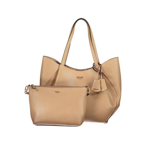 Polyurethane Women's Bag with Shoulder Women's Handles - Guess Jeans - Modalova
