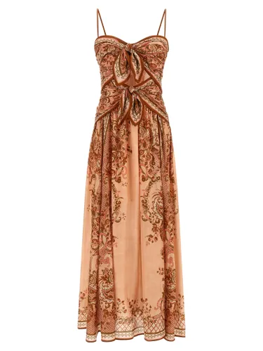 Silk Midi Women's Dress - Zimmermann - Modalova