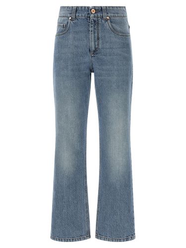 Cotton Relaxed Fit Women's Jeans - Brunello Cucinelli - Modalova