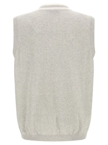 Cotton Sleeveles Men's Sweater - Brunello Cucinelli - Modalova