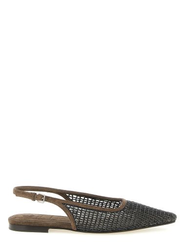 Calfskin Ballet Women's Flats - Brunello Cucinelli - Modalova