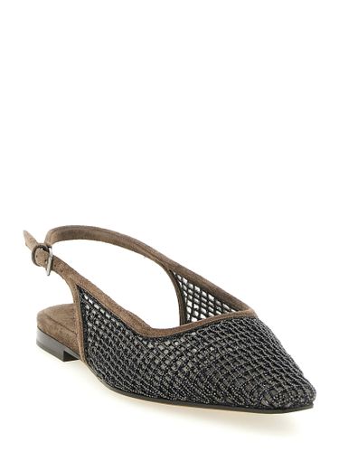 Calfskin Ballet Women's Flats - Brunello Cucinelli - Modalova