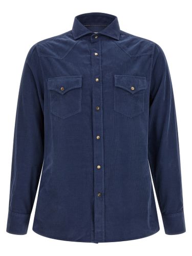 Cotton Men's Blouse - Brunello Cucinelli - Modalova