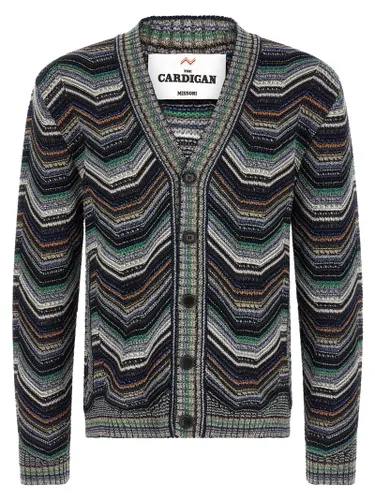 Wool Men's Cardigan - Missoni - Modalova