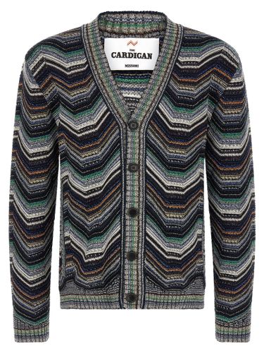 Wool Men's Cardigan - Missoni - Modalova