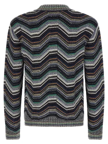 Wool Men's Cardigan - Missoni - Modalova