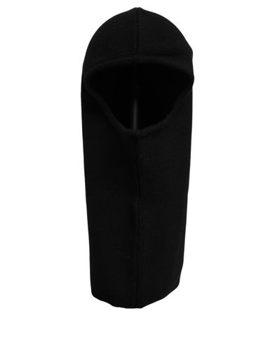 Men Wool Ribbed Knit Balaclava Wrap One Size Men's Hat - Dolce & Gabbana - Modalova