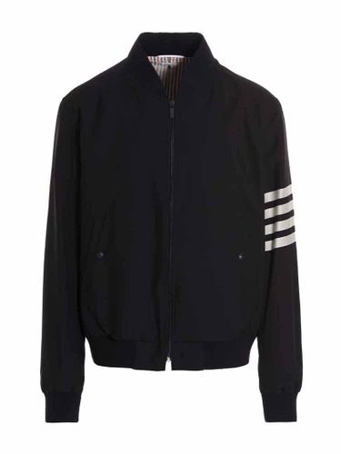 Thom Browne Blue Wool Men's Bomber - Thom Browne - Modalova