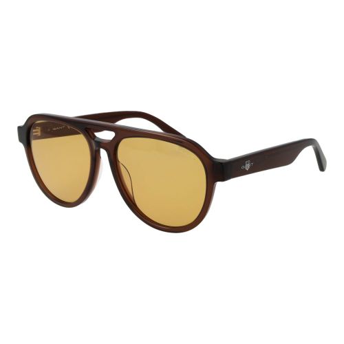 Gant Brown Acetate Men's Sunglasses - Gant - Modalova
