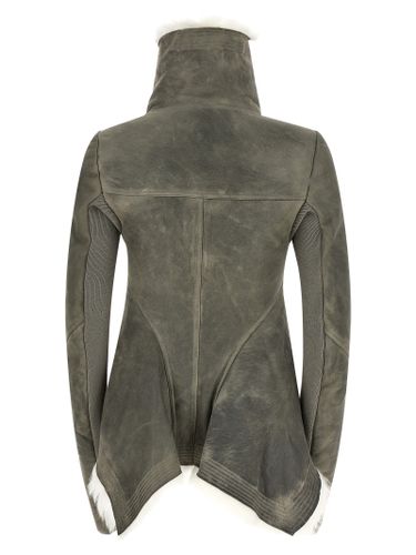 Lamb Fur Leather Women's Jacket - Rick Owens - Modalova