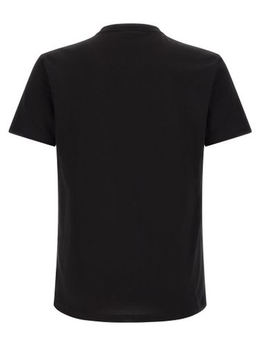 Versace Black Cotton Men's T-Shirt - Versace - Modalova