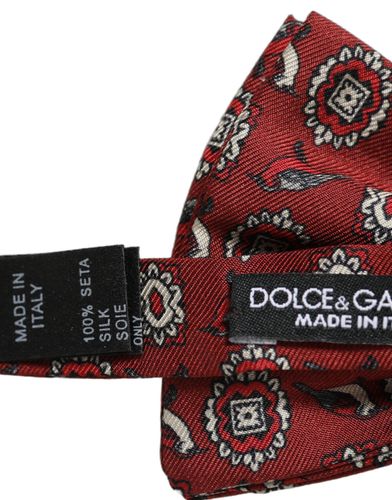 Men Floral Adjustable Neck Papillon Bow Men's Tie - Dolce & Gabbana - Modalova