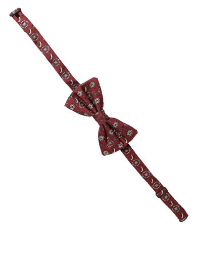 Men Floral Adjustable Neck Papillon Bow Men's Tie - Dolce & Gabbana - Modalova