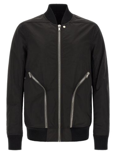 Rick Owens Black Nylon Men's Bomber - Rick Owens - Modalova
