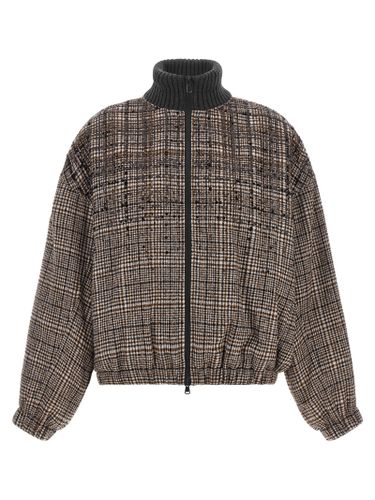Alpaca Leather Women's Bomber - Brunello Cucinelli - Modalova