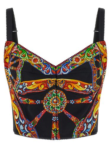 Silk Tank Women's Tops - Dolce & Gabbana - Modalova