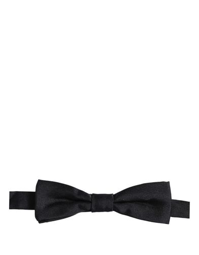 Men Dark Blue 100% Silk Adjustable Neck Papillon Bow Men's Tie - Dolce & Gabbana - Modalova