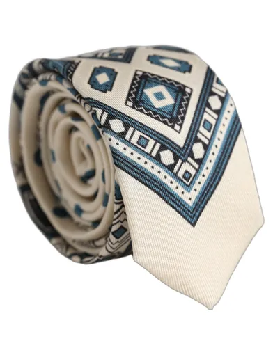Men Blue Geometric Adjustable Men'sd NeckMen's Men's Tie - Dolce & Gabbana - Modalova