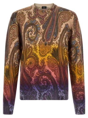 Etro Multicolor Wool Men's Cardigan - Etro - Modalova