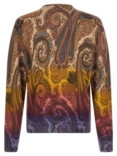 Etro Multicolor Wool Men's Cardigan - Etro - Modalova