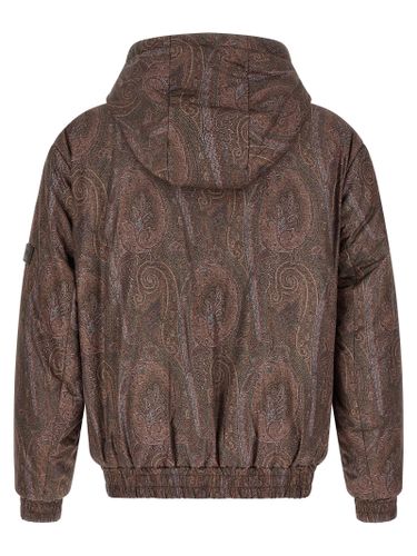 Etro Brown Polyester Men's Bomber - Etro - Modalova